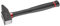 FACOM - Marteau de Mécanicien Rivoir - 200C.28 - Manche de Sécurité Ergonomique Noyau Graphite - Faibles Vibrations de Frappe - Pour Plier, Pointer et Redresser le Métal - Grande Robustesse
