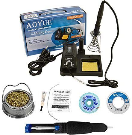 Aoyue 469 Kit includes 60 Watt Soldering Station, Solder Wire, Flux and Much More