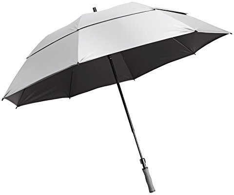 Bag Boy UV Wind Vent Golfschirm – Silber, 62 Zoll