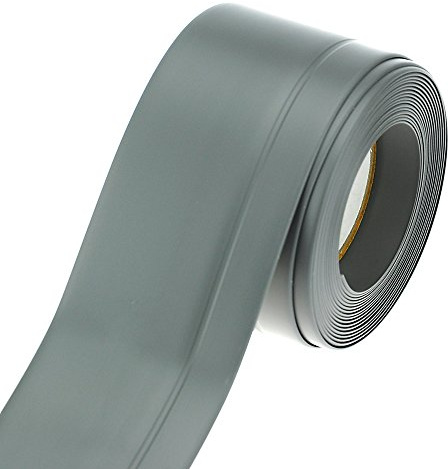 Weich Sockel Leiste selbstklebend Profil 45x15 mm 25m dunkelgrau