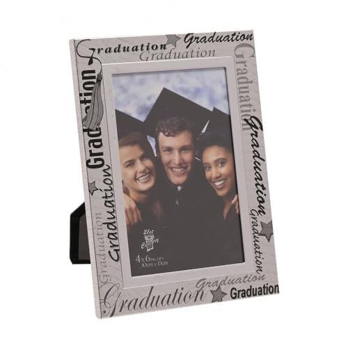 Black & Silver Text Graduation Photo Frame 5.5 x 7.5 FA15646