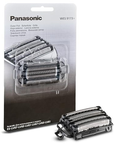 Panasonic WES9173Y1361 Ersatzscherfolie für ES-LV97, ES-LV95, ES-LV81, ES-LV67, ES-LV65 & ES-LV61 Elektrorasierer, 5-Klingen-System, japanischer Edelstahl, wasserdicht