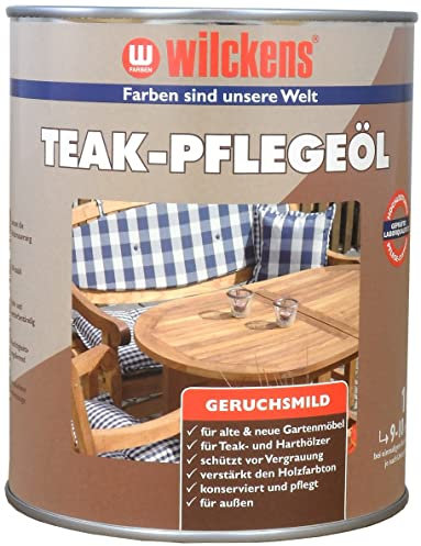 Wilckens Teak-Pflegeöl für Außen, 1 l, Teak