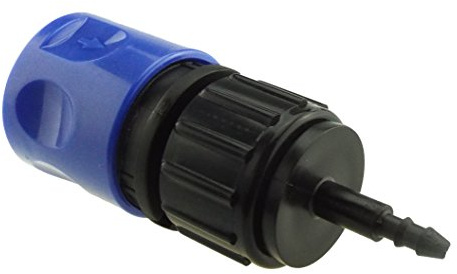 Outdoor gardening patio micro automatic irriagtion watering connector link 4mm micropipe to female click garden hose connector