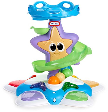 Little Tikes Lil Ocean Explorers Étoile de mer Stand n' Dance – Tour facile à tenir + lumières & sons – Jouet de garçon divertissant – Encourage les jeux imaginatifs – de 9 mois à 3 ans