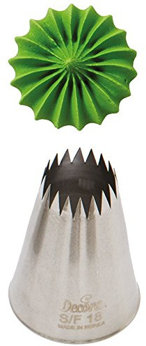 Decora 0263543 Douille Blister S/F16, INOX, Argent
