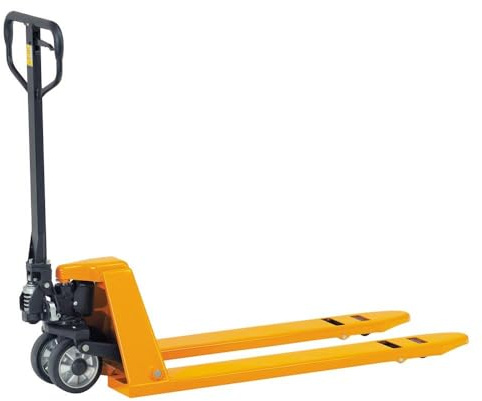 Fetra Gabelhubwagen 2000 kg, Vollgummi, niedrige Ausführung, abgesenkte Höhe 55mm