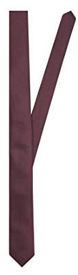 Seidensticker Herren Krawatte Schmal Krawatte, Rot (Rot 49), Einheitsgröße