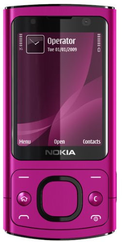 Nokia 6700 slide Cellulare (UMTS, GPRS, Bluetooth, Fotocamera da 5 MP, Lettore musicale), colore: Rosa (Importato da Germania)