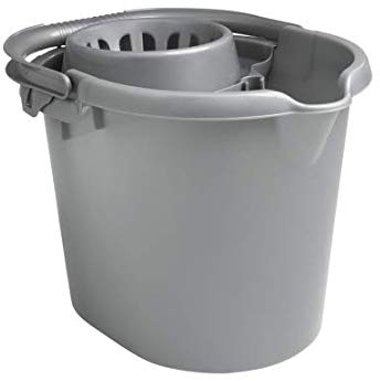 Wham 11585 Whatmore Seau à serpillière Argenté Hauteur 29,5 cm Longueur 40 cm Largeur 30 cm