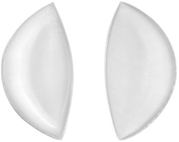 Sodacoda Silikon BH Einlagen - Sichelförmige Push-Up Einlagen BH, Bikini 180g/Paar - Transparent