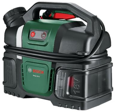 Bosch Högtryckstvätt Fontus 18V-6 För Cykelrengöring, Portabel, 6 L Vattentank, 8 Trycklägen, Förvaring För Slang Och Pistol, Inkl. 1 X 2.0 Ah 18V Batteri Och Laddare