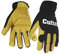 Cutter Strimmer & Trimmer Reduced Vibrations Safety Work Gloves, Deerskin Leather Enhanced Durability Safety Gloves, Forestry Gloves, Mens Womens Tough Gardening Gloves, Black - Size Large
