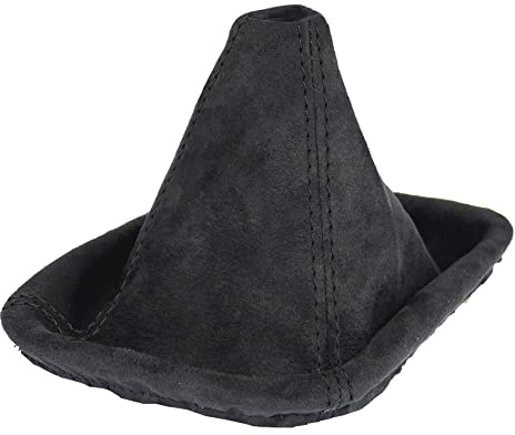 Schaltsack für BMW 3er e46 - Bj. 1998 - 2007 - weiche Mikrofaser - Schwarz - Schaltmanschette - Schwarz - Naht Schwarz - Manschette für Gangschaltung - Schalthebelmanschette für Schaltgetriebe - A0094