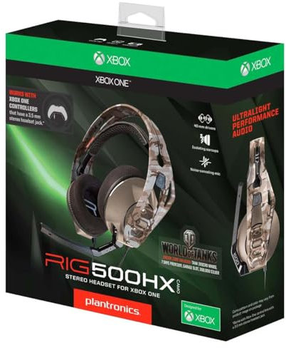 Plantronics Casque stéréo Filaire licencié Microsoft pour Xbox One Camouflage