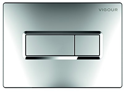VIGOUR Betätigungsplatte TEES verchromt, Mengen-Spültechnik