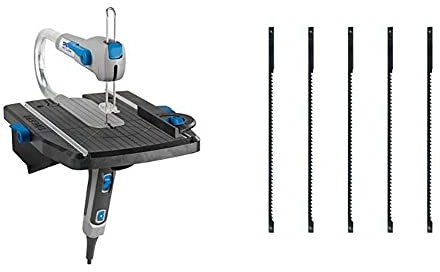 Scie à Chantourner Dremel - Moto-Saw pour Modélisme 70W & MS51 Lot de 5 lames de découpe rapide dans le bois pour couper jusqu'à 18mm avec la scie à chantourner Dremel Motosaw MS20