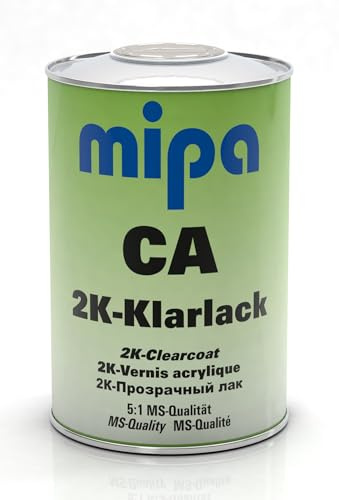 MIPA 2K klarlack CA 1 liter, solid kropp 2K MS-klarlack