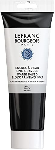 Lefranc & Bourgeois Tinta de Linograbado, 250 ml, color Negro