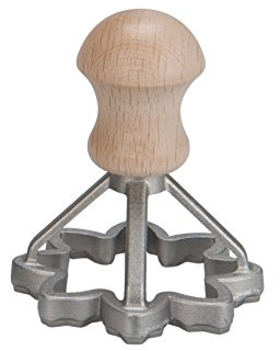 Eppicotispai Tampon ravioli en aluminium en forme de tournesol, 72 x 72 mm, aluminium