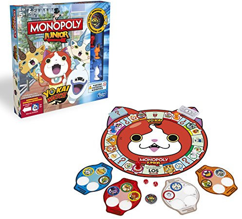 Hasbro Spiele B6494100 - Yo-Kai Watch Monopoly Junior, Familienspiel - DEUTSCH
