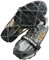 Yaktrax Pro Heavy Duty Traction Hiking Cleats, Durable Rubber Strap & Strong 1.4mm Stainless Steel Coils, Provides Traction In Ice & Snow, Silver, Small, UK 5-7