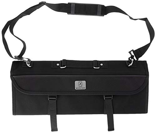 Mercer Culinary 10 tasche portacoltelli in acciaio inox, nero, 50,7 x 21,8 x 4,9 cm