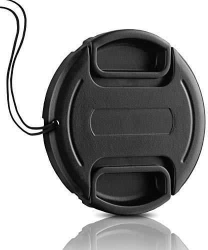 Ares Foto® 46mm Coperchio per obiettivo • Tappo copriobiettivo • Lens Cap. Con molle extra forti per una presa salda sull'obiettivo. Per Canon Sony Nikon Samsung Fujifilm Pentax Olympus Tamron Sigma