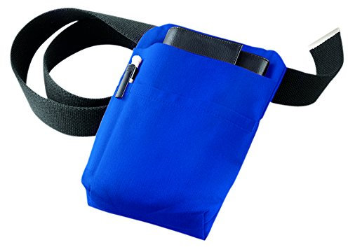 EXNER Kellnertasche, Kellnerhalfter, Halfter, Gürteltasche für Börsen & Blöcke in Königsblau - ohne Gürtel und Deko