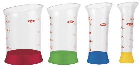 OXO Good Grips 4-teiliges Mini-Messbecher-Set
