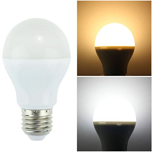 LIGHTEU, Milight Miboxer 6W E27 doble blanco WiFi Control remoto WiFi Bombilla LED - Doble blanco regulable, 6W, 2.4GHz FUT017