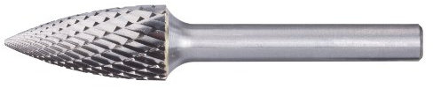Pferd 21222653 Hartmetall-Frässtifte Form G Spitzbogen 0313/3 Z5