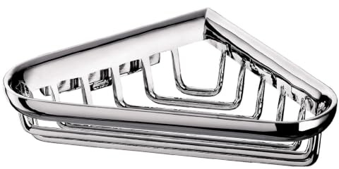 Emco SYSTEM 2 Seifenkorb, Duschablage zum Bohren, Duschregal chrom, Duschkorb, Wandmontage – 354500100