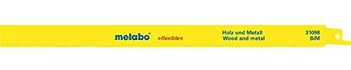 Metabo 628248000 - Hoja para sierra de sable (BiM 300 x 0,9/1,8-2,6, 25 unidades)