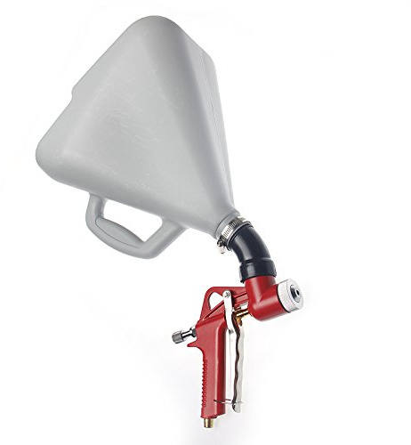 Pistola per Intonaco a Spruzzo 10L 3 Ugelli, Spruzzatore per Pittura Murale Trama Air Hopper Feed Soffitto Parete Render Cartongesso Intonaco Pittura Pneumatico 221473