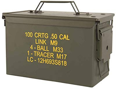 Caisse à munition en acier US m2a1 cal.50