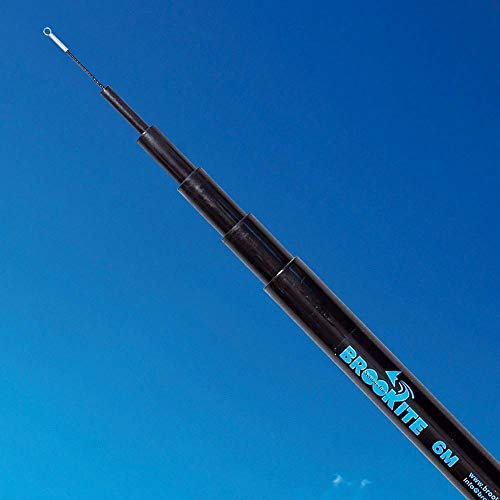 6 M Telescopic Flag pole and Standard Ground Stake, For Festivals Camping Etc