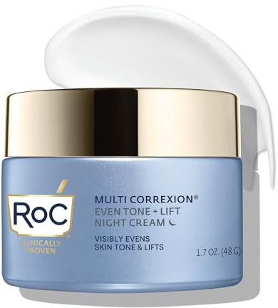RoC Multi Correxion 5 in 1 Restoring, Anti Aging Night Cream for Face with Hexinol, 1.7 Ounces (Packaging May Vary)