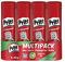 Pegamento en barra Pritt, pegamento seguro y apto para niños para manualidades, pegamento fuerte para uso escolar y de oficina, 4x 43 g Pritt en barra