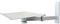 My Wall H20L - Supporto da parete per televisori fino a 53 cm (21), portata 35 kg, regolabile, orientabile, colore: Argento