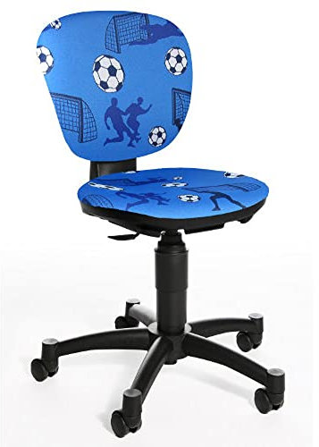 TOPSTAR Kinder Bürostuhl/Drehstuhl MAXX Kid Fussball blau Kinderdrehstuhl Schreibtischstuhl