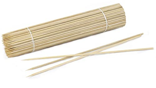 200 Stk Bambusspieße 25cm Ø3mm Schaschlikspieße Kartoffel Twister Spieße Bambus