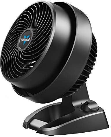 Vornado 530 Tischventilator Ventilator Klein - Fan Lüfter Windmaschine 22W - Flüsterleise - Schwarz - 21m Reichweite
