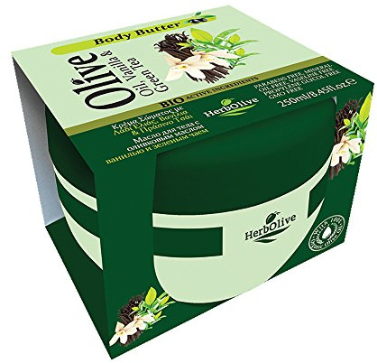 Herbolive Körperbutter mit Vanille und grünem Tee, 250ml/ 40416
