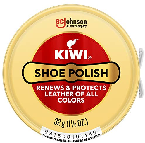 KIWI Shoe Polish, Neutral, 1 Metal Tin, 1.125 oz