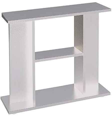 Amtra System 80 – Weißer Aquariumschrank aus Holz, 80 x 32 x 70 cm – Robuste Halterung im klassischen und essentiellen Stil für EIN komplettes Aquarium-Zubehörset – Hergestellt in Italien
