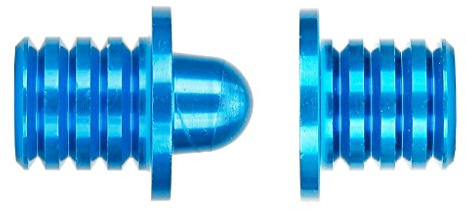 DCC Concepts DCB-DWL Baseboard Dowels Hard Alloy Metal - Blue (Pk4)