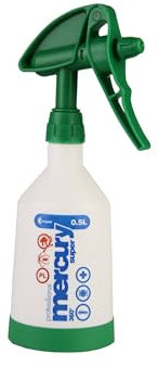 Kwazar 9120067361422 Sprühflasche Mercury Super 360 Pro plus 0,5 L, weiß/grün, 8,9 x 8,9 x 29 cm