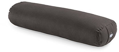 Lotuscrafts Cojín de Yoga para Yin Yoga, Rollo, Funda Lavable de algodón orgánico, cojín con Relleno de ceiba, Rollo de Pilates, cojín de meditación