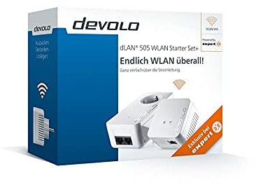 Devolo dLAN 500 WiFi Starter Kit Powerline 500 Mbit/s Eingebauter Ethernet-Anschluss WLAN Weiß 2 Stück(e)